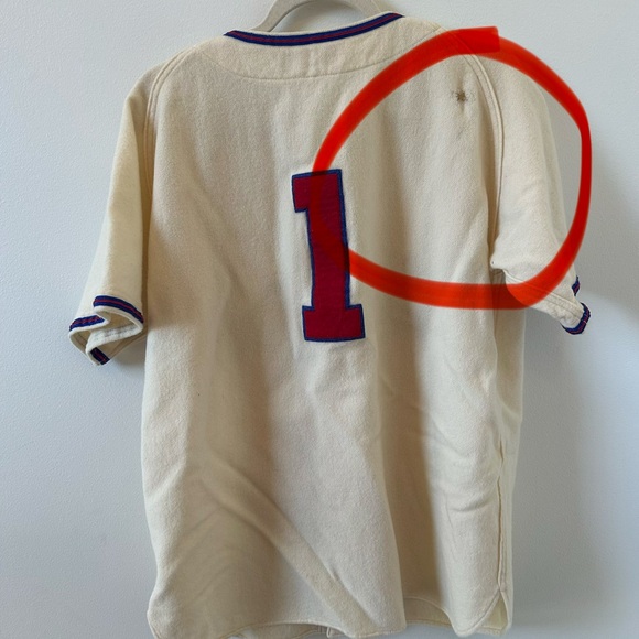 Mitchell & Ness Richie Ashburn Philadelphia Phillies jersey (some damage) - Picture 9 of 13
